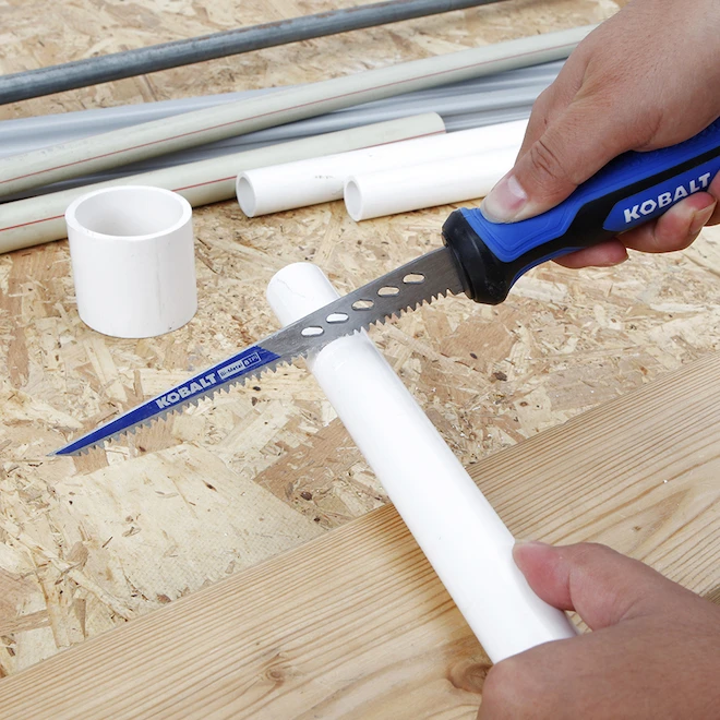 Scie A Gypse, Bois Et Plastique Kobalt Noir Et Bleu Acier 6 Po 5 Scie A Gypse, Bois Et Plastique Kobalt Noir Et Bleu Acier 6 Po – Image 5