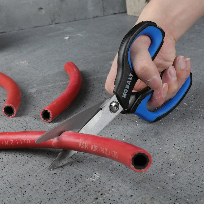 Ciseaux à Poignée Moulée Kobalt En Acier Inoxydable De 4,7 Po, Ens. De 2 3 Ciseaux à Poignée Moulée Kobalt En Acier Inoxydable De 4,7 Po, Ens. De 2 – Image 3