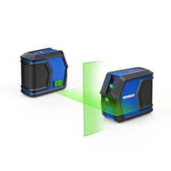 Niveau Kobalt à Laser Vert Autonivelant Avec Ligne Croisée, Portée De 165 Pi