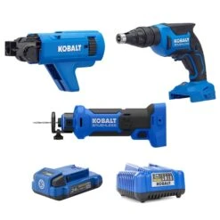 Ensemble De 3 Outils XTR De Kobalt, Batteries, Chargeur Et étui Solide Inclus, Moteur Sans Balai 8 Ensemble De 3 Outils XTR De Kobalt, Batteries, Chargeur Et étui Solide Inclus, Moteur Sans Balai -Kobalt 32165010d L