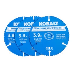 Ensemble De 3 Lames De Scie Circulaire Kobalt En Acier à Coupe Rapide De 4 Po Pour Coupe à Sec Seulement -Kobalt 45595008c L