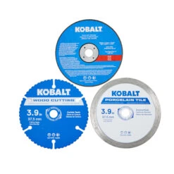 Ensemble De 3 Lames De Scie Circulaire Kobalt En Acier à Coupe Rapide De 4 Po Pour Coupe à Sec Seulement -Kobalt 45595008e L