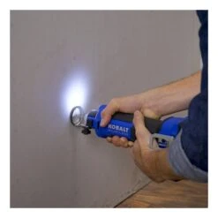 Outil De Découpe Rotatif Sans Fil Kobalt 24 V Max, Moteur Sans Balai, Bleu Et Noir, Outil Seul Sans Batterie 9 Outil De Découpe Rotatif Sans Fil Kobalt 24 V Max, Moteur Sans Balai, Bleu Et Noir, Outil Seul Sans Batterie -Kobalt 45595012e L