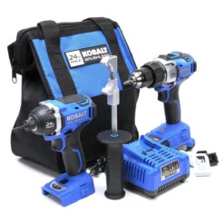 Ensemble Perceuse-visseuse Et Clé à Chocs Kobalt 24 V Max, Moteurs Sans Balai, Batterie Et Chargeur Inclus 7 Ensemble Perceuse-visseuse Et Clé à Chocs Kobalt 24 V Max, Moteurs Sans Balai, Batterie Et Chargeur Inclus -Kobalt 45595020c L