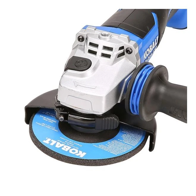 Meuleuse D'angle Kobalt 24 V Max Sans Fil, Noire Et Bleue, Arbre De 5/8 Po De Diamètre, Outil Seul Sans Batterie 2 Meuleuse D'angle Kobalt 24 V Max Sans Fil, Noire Et Bleue, Arbre De 5/8 Po De Diamètre, Outil Seul Sans Batterie – Image 2