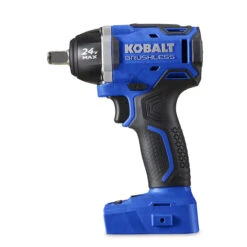 Kobalt Clé à Chocs Sans Fil Kobat 24 V Max, 1/2 Po, Bleue Et Noire, Moteur Sans Balai, Outil Seul Sans Batterie
