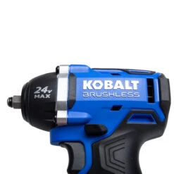 Clé à Chocs Kobalt Max à Moteur Sans Balai, 24 V, 3/8 Po, Sans Fil, Vitesse Variable, Outil Seul Sans Batterie -Kobalt 45595052d L
