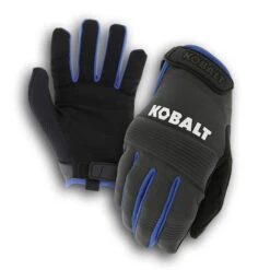 Gants De Mécanicien Kobalt, Cuir Synthétique, Unisexe, Très Grand, Noir