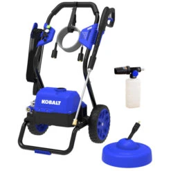 Laveuse à Pression électrique Avec Nettoyeur De Surface De 11 Po Par Kobalt, 2000 Lb/po², 1,1 Gal/min, Bleu