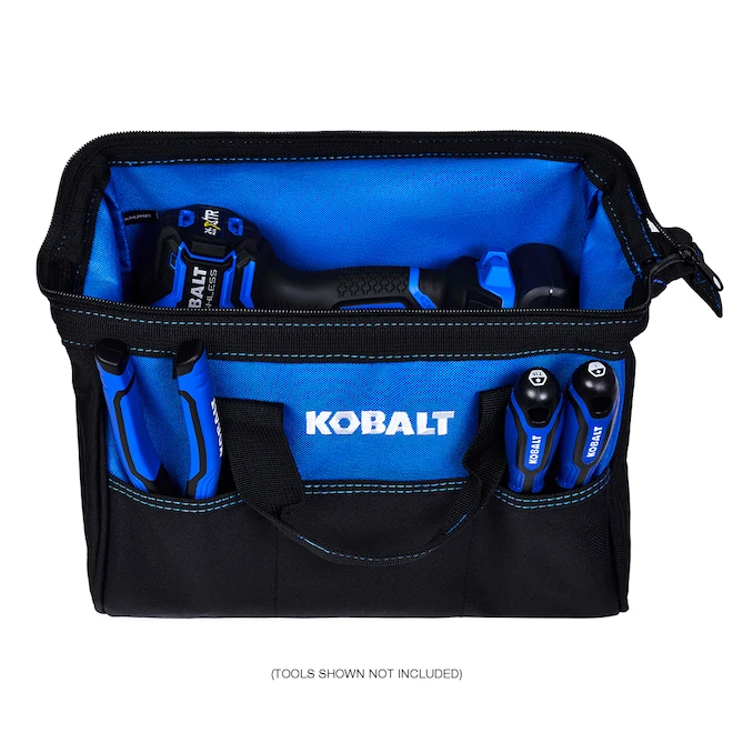 Sac à Outils Kobalt De 12 Po L. En Polyester Noir Et Bleu 1 Sac à Outils Kobalt De 12 Po L. En Polyester Noir Et Bleu