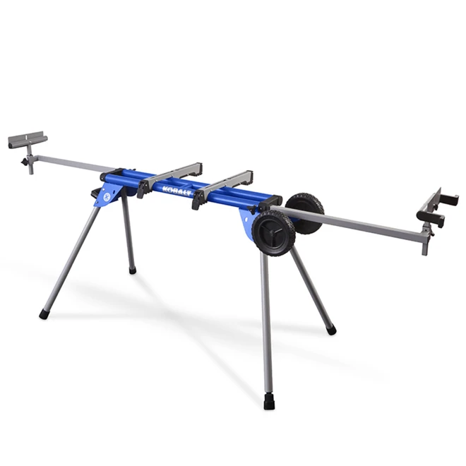 Support Roulant Pour Scie à Onglets De Kobalt, Réglable, En Acier, Capacité De 400 Lb 1 Support Roulant Pour Scie à Onglets De Kobalt, Réglable, En Acier, Capacité De 400 Lb